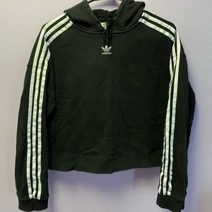 Adidas cropped hoodie!